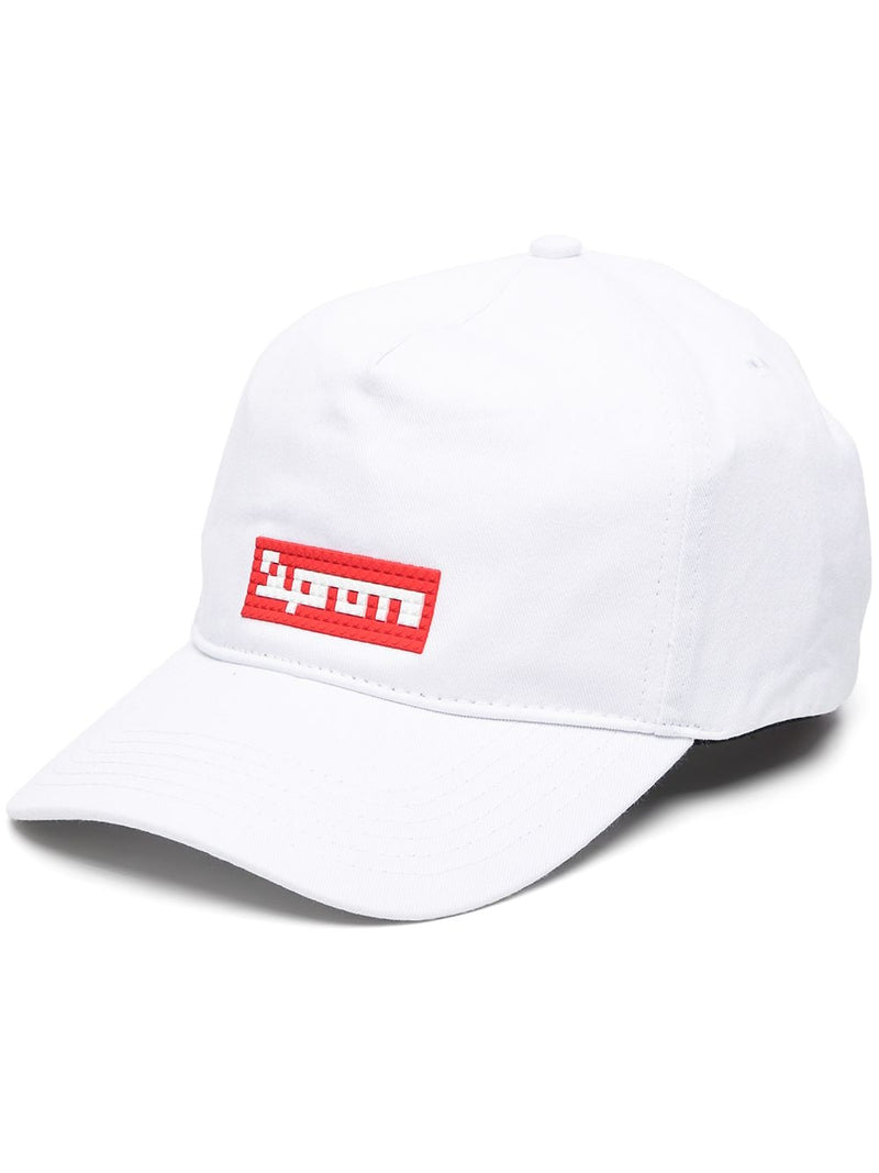 RED BOX BASEBALL HAT WHITE