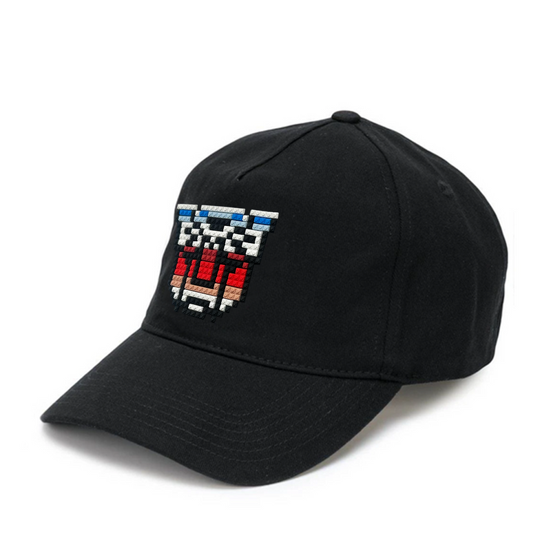 AUTOMOBILE 8-BIT APPLIQUÉ HAT