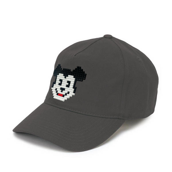 MOUSE BEAR 8-BIT APPLIQUÉ HAT