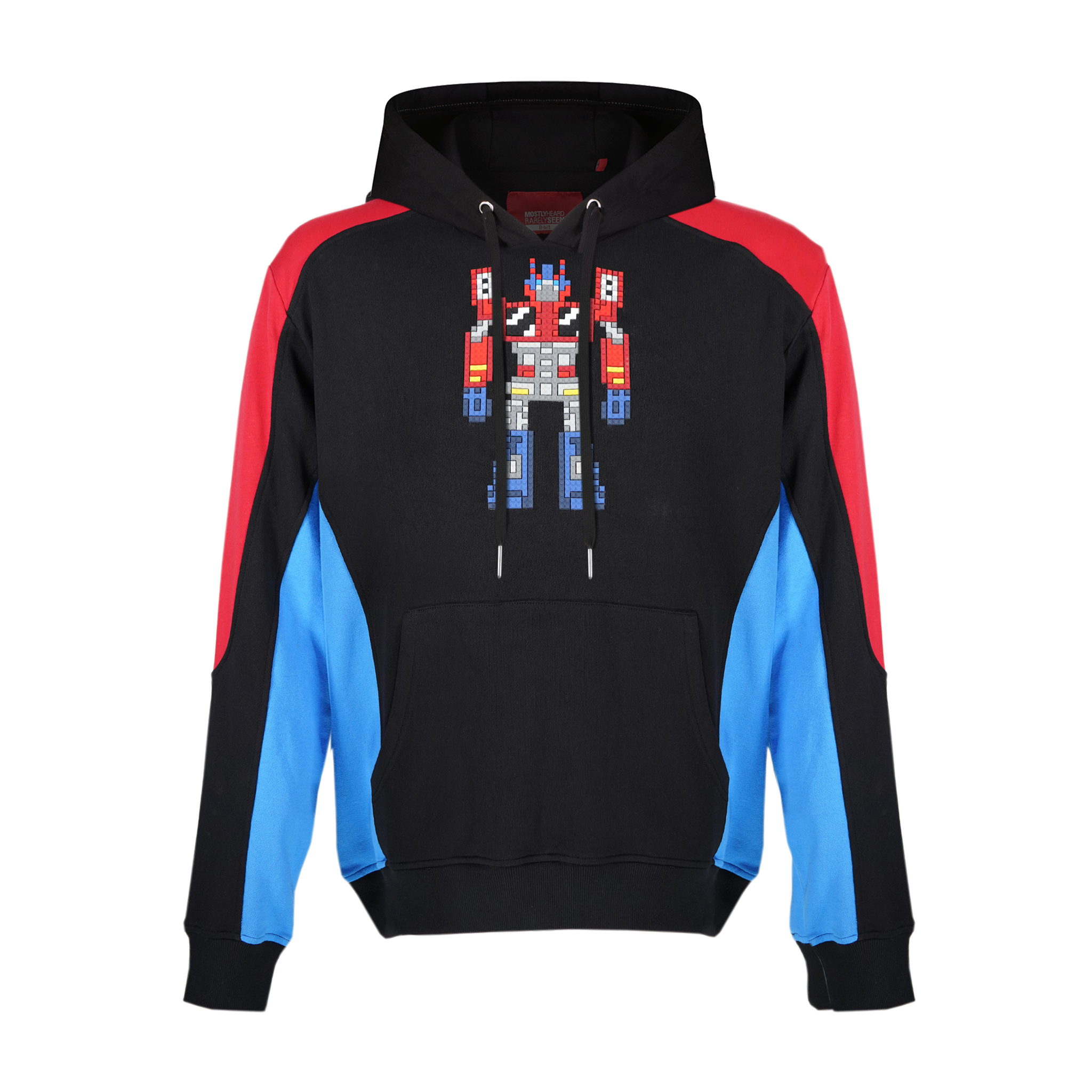 OPTIMUS 8-BIT APPLIQUÉ HOODIE