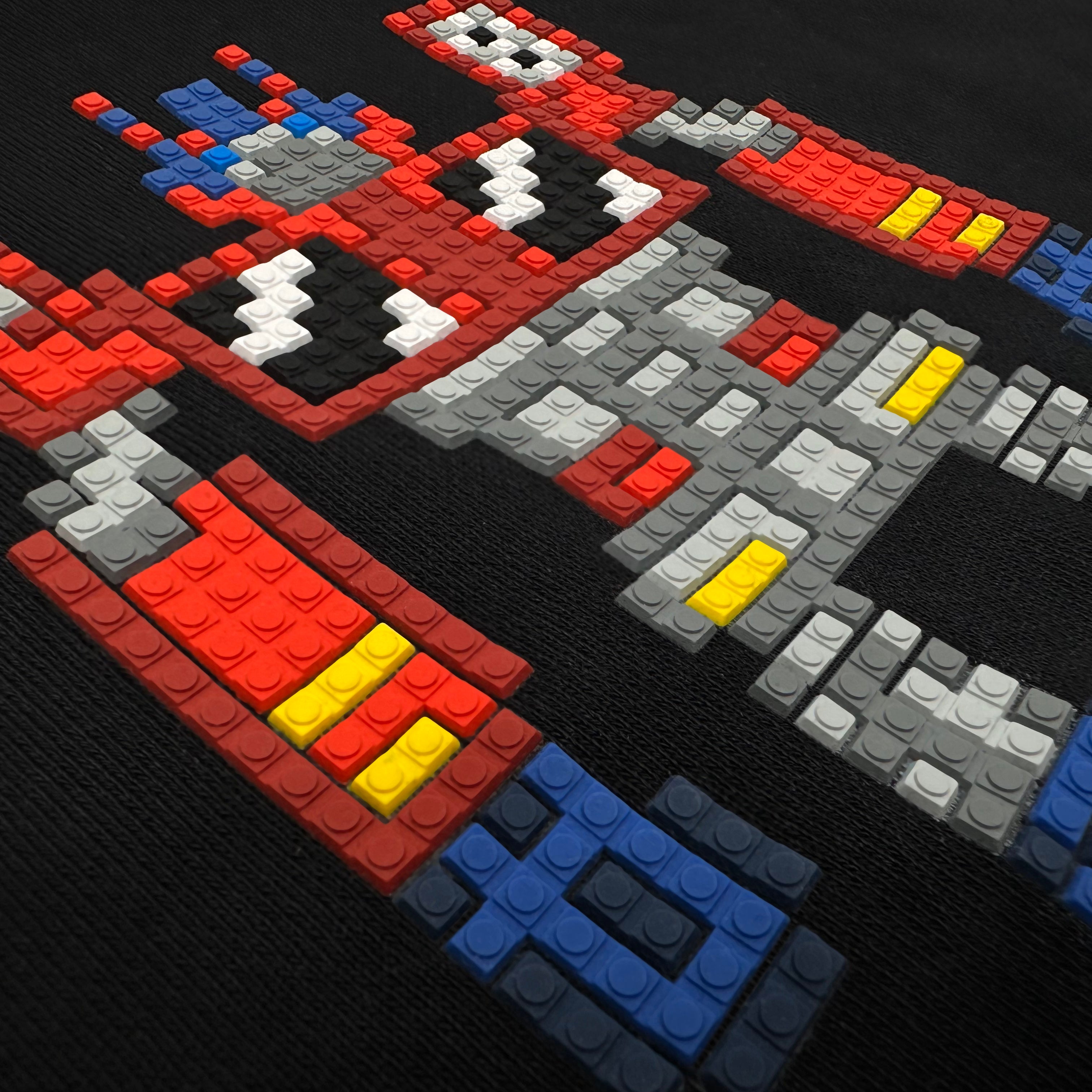 OPTIMUS 8-BIT APPLIQUÉ HOODIE