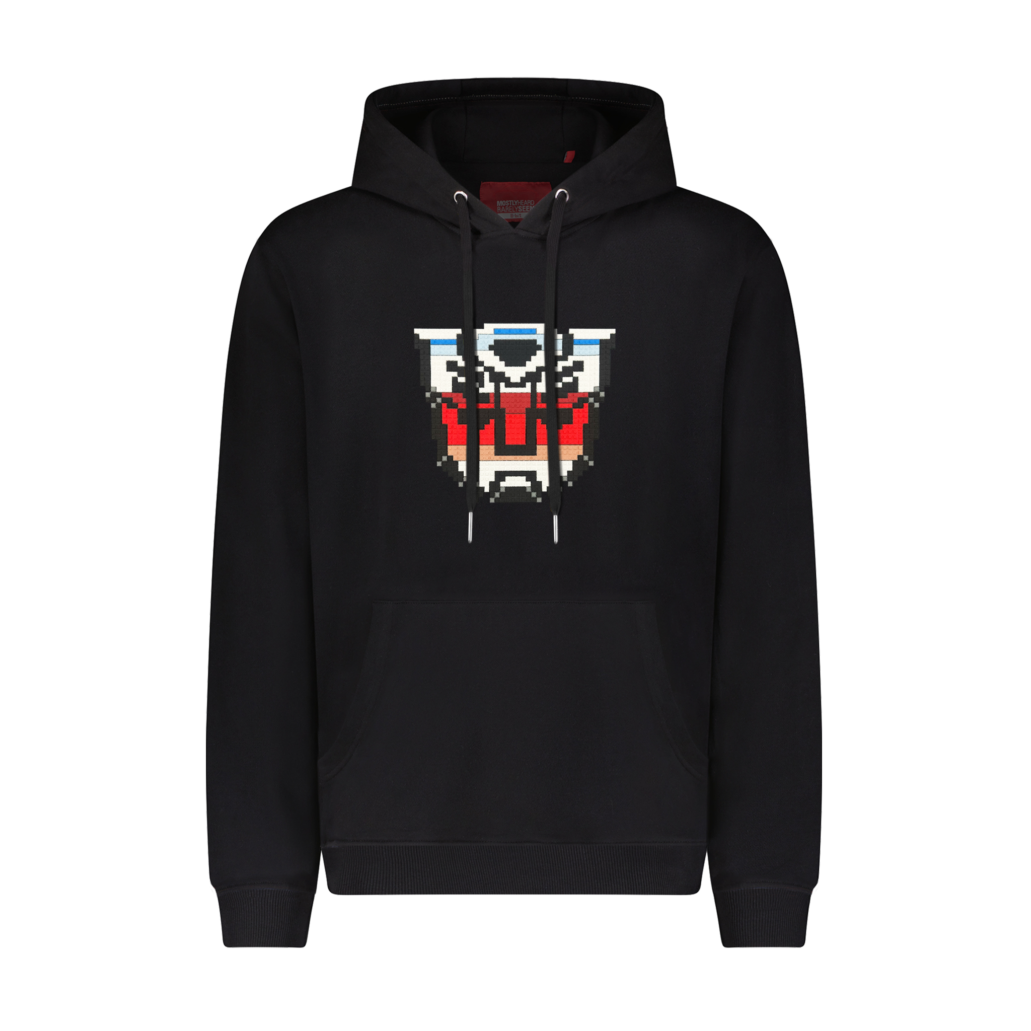 AUTOMOBILE 8-BIT APPLIQUÉ HOODIE