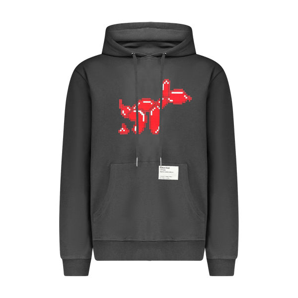 BALLOON BREAK 8-BIT APPLIQUÉ HOODIE