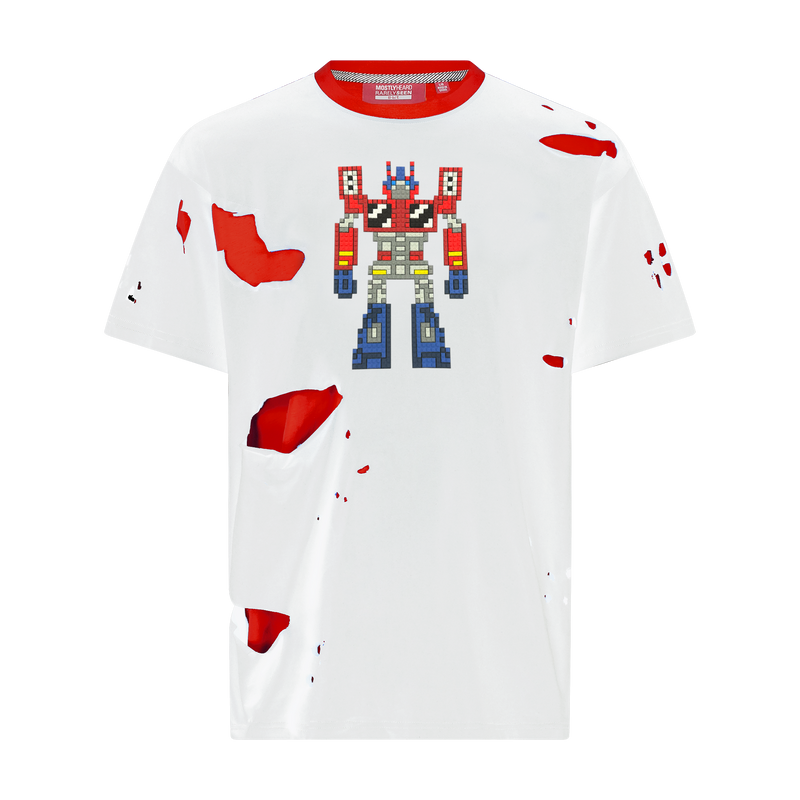 OPTIMUS 8-BIT APPLIQUÉ TEE