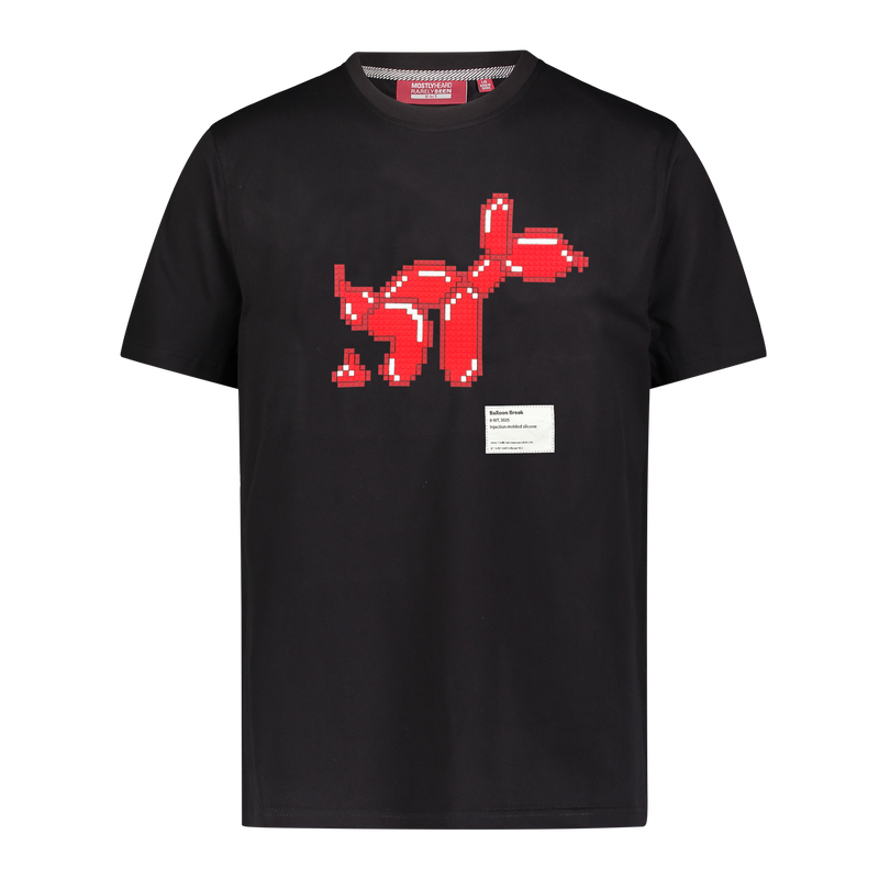 BALLOON BREAK 8-BIT APPLIQUÉ TEE