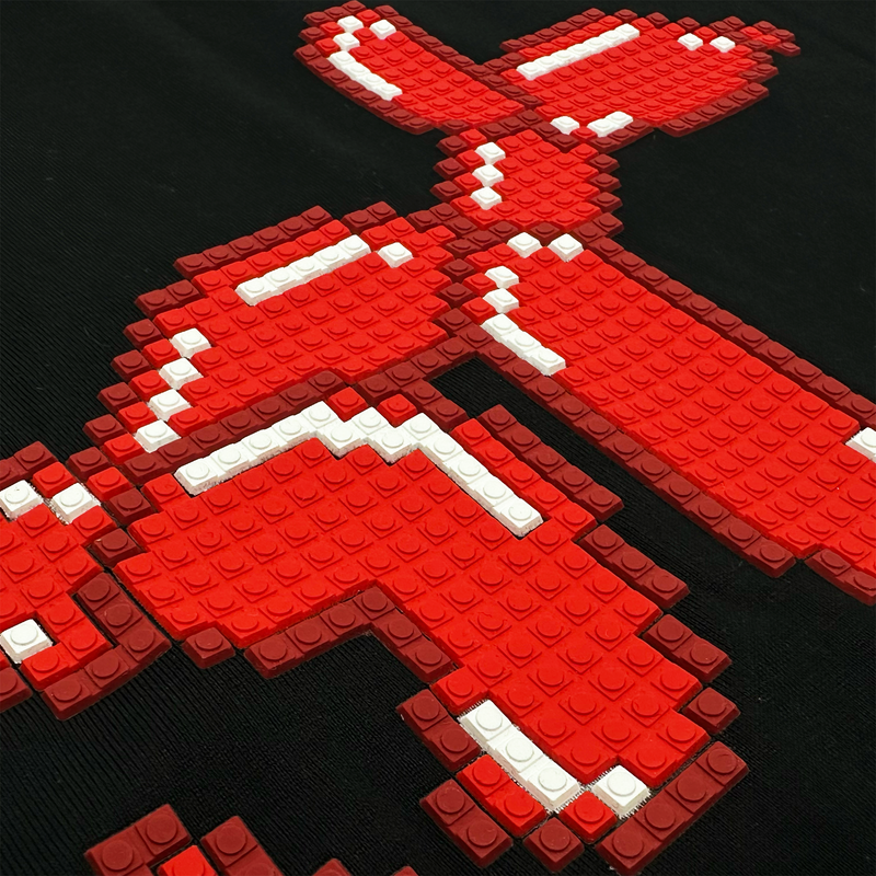 BALLOON BREAK 8-BIT APPLIQUÉ TEE