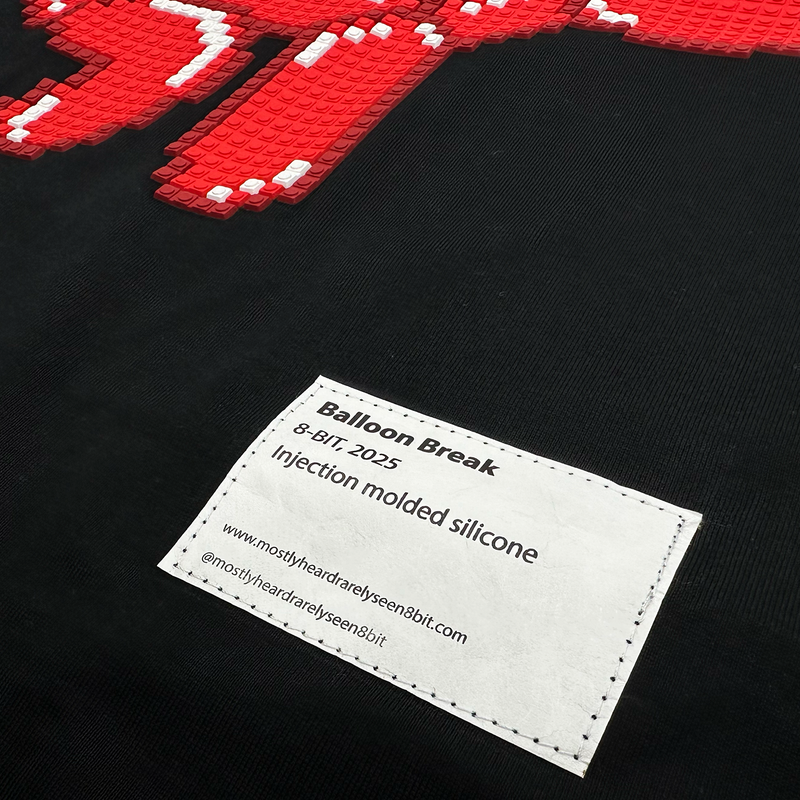 BALLOON BREAK 8-BIT APPLIQUÉ TEE