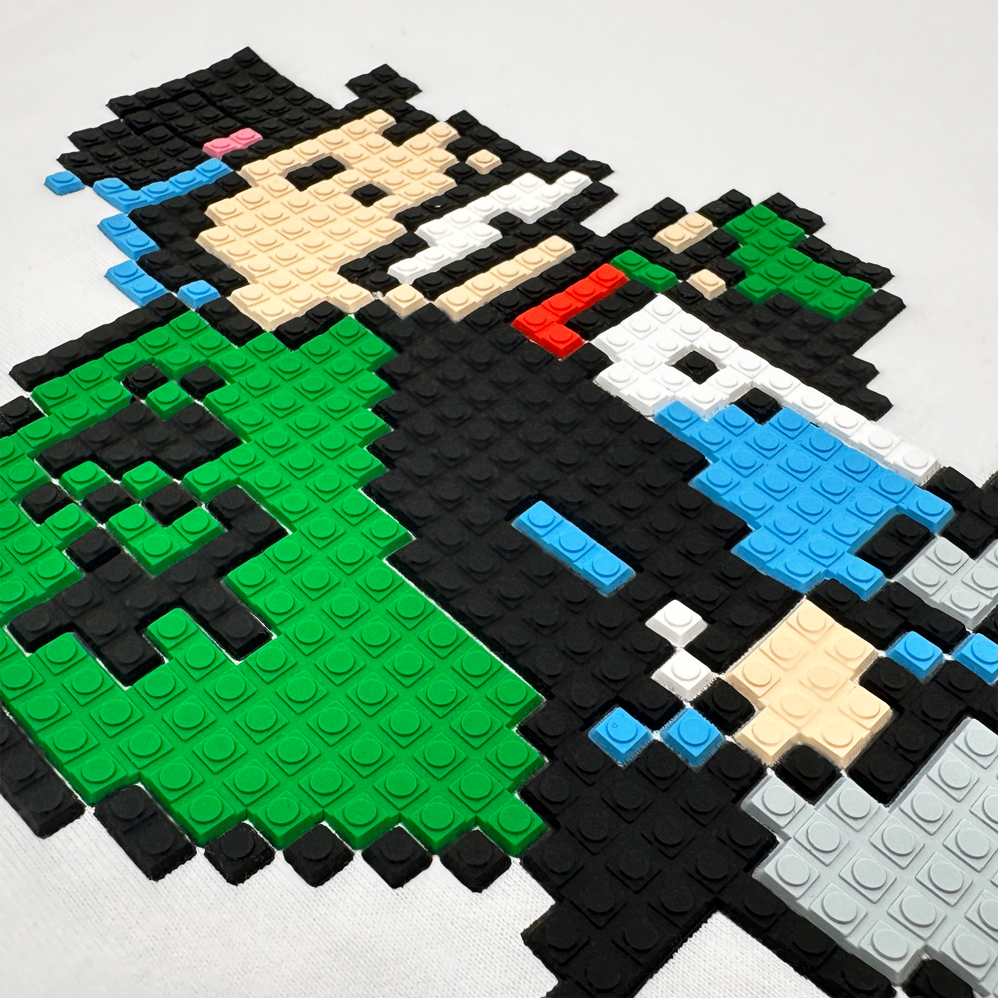 THE MONEY MAN 8-BIT APPLIQUÉ TEE