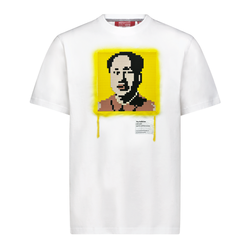 THE POLITICIAN 8-BIT APPLIQUÉ TEE