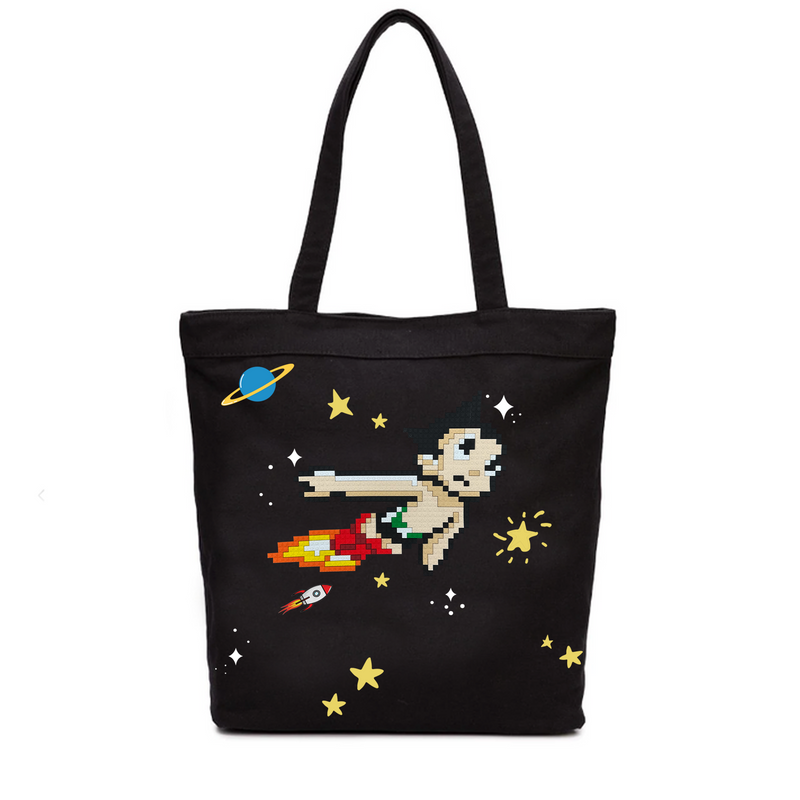 ASTRO IN OUTERSPACE TOTE