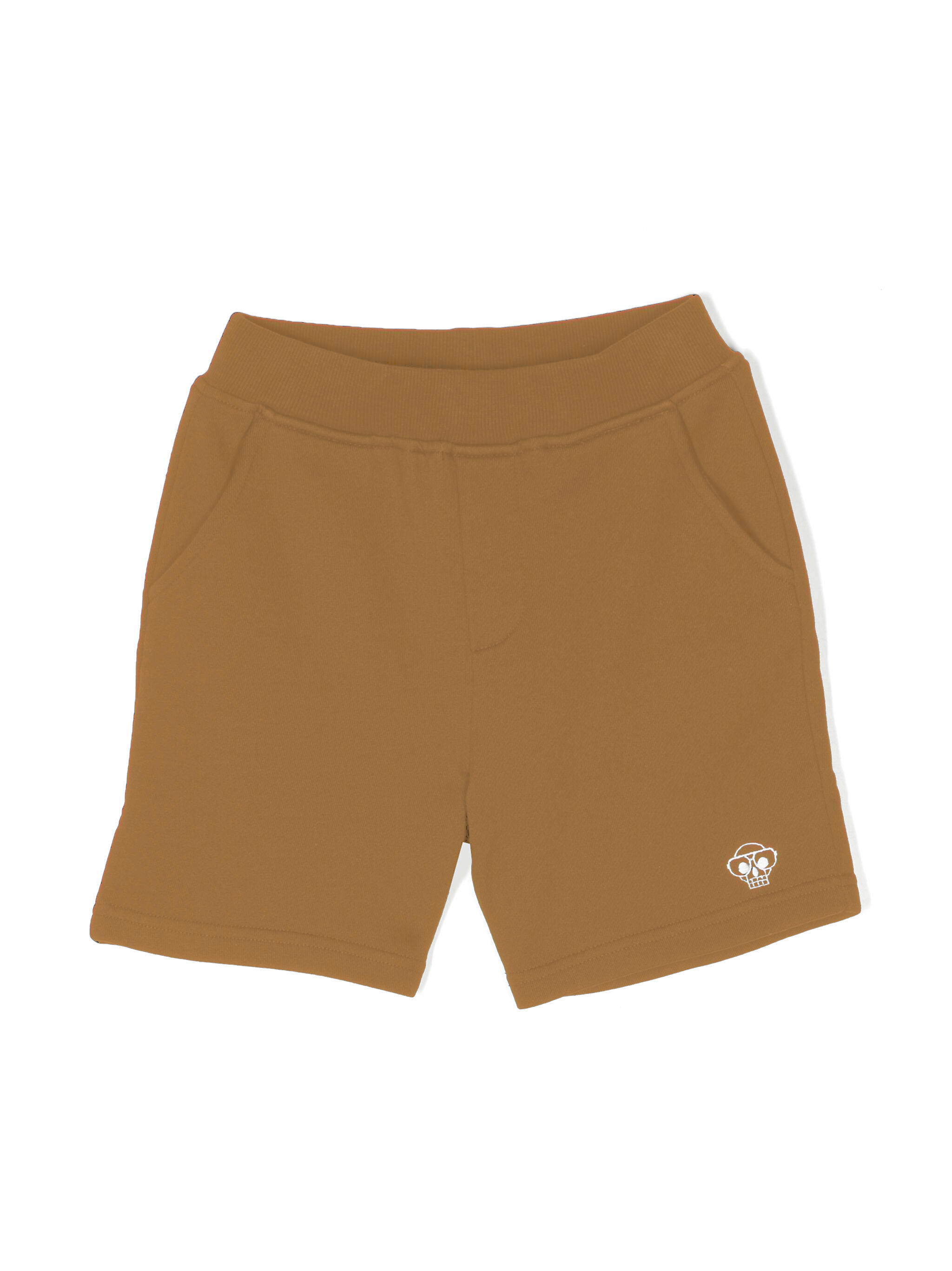 MINI KNIT SHORTS CAMEL