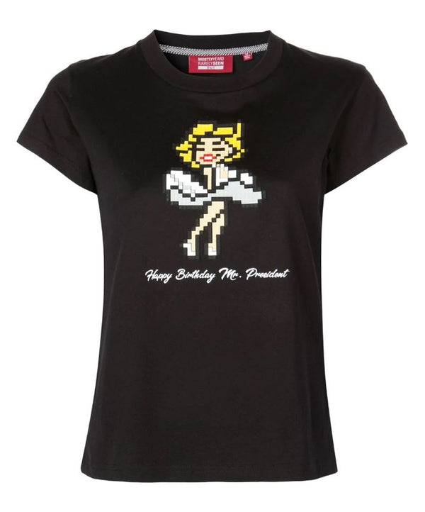 FLYING SKIRT TEE BLACK WOMEN