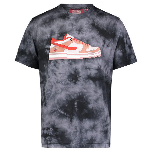 MINI ME MINI STRAWBERRY CLASSIC TEE BLACK TIE DYE 8-BIT