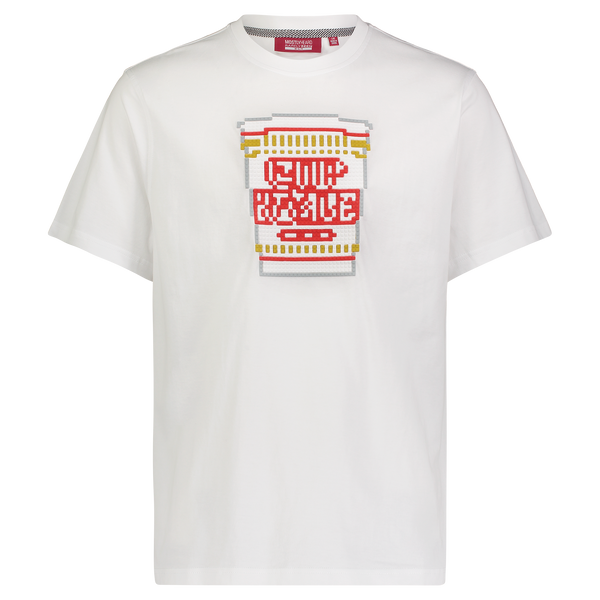 MINI ME MINI HOT PASTA TEE WHITE 8-BIT