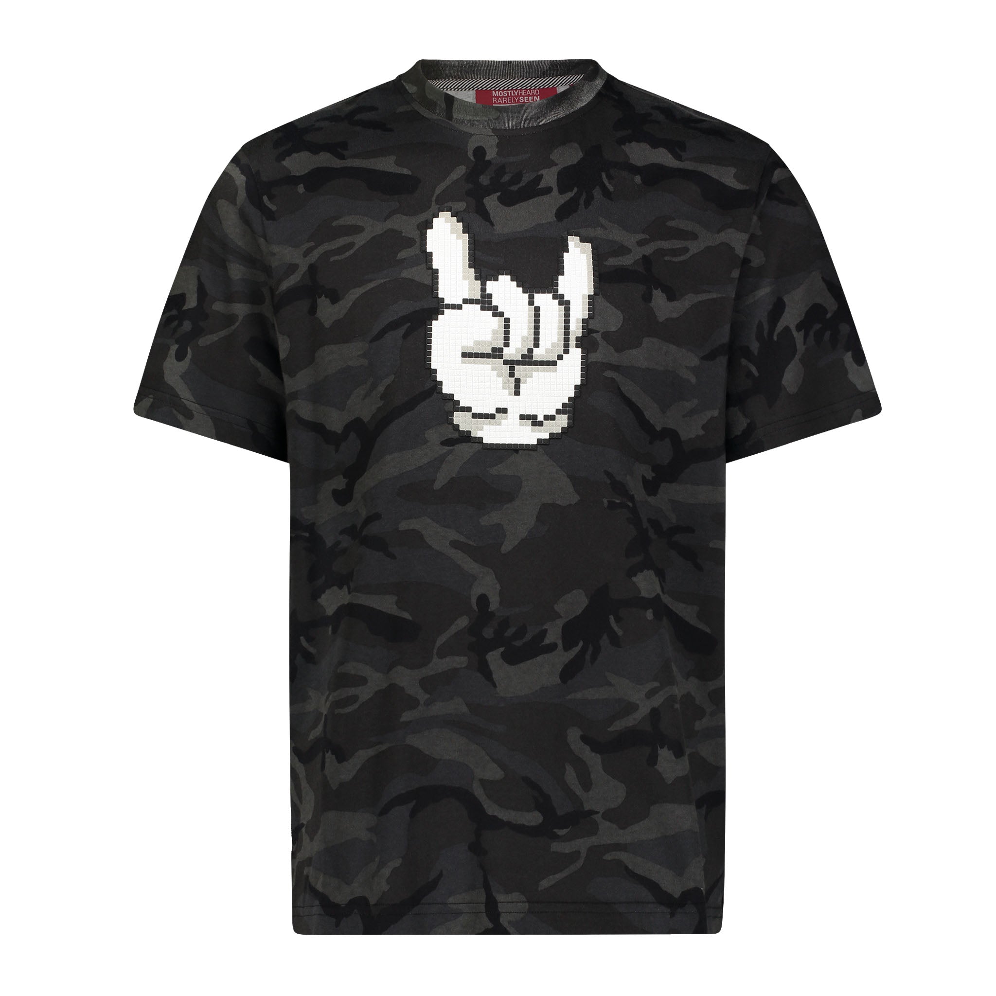 ROCK ON T-SHIRT DK GREY CAMO